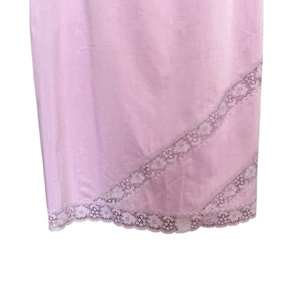 VTG J.Crew Lilac Cotton-Blend Slip Dress SZ 6 Y2K Fairy Coquette Minimalist Lace - Picture 5 of 7